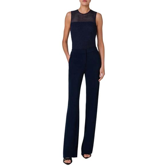 AKRIS PUNTO Tops - NEW AKRIS PUNTO mesh fitted shirt in navy